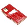 MiaMore PHONE CASE L1781 (IPHONE 11) piros női marhabőr irattartó