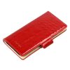 MiaMore PHONE CASE L1781 (IPHONE 11) piros női marhabőr irattartó