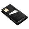 MiaMore PHONE CASE L1781 (IPHONE 12) fekete női marhabőr irattartó 16 x 9 x 2 cm