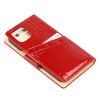 MiaMore PHONE CASE L1781 (IPHONE 12) piros női marhabőr irattartó 16 x 9 x 2 cm