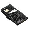 MiaMore PHONE CASE L1781 (IPHONE 12 PRO) fekete női marhabőr irattartó 16 x 8.5 x 2 cm