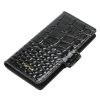MiaMore PHONE CASE L1781 (IPHONE 12 PRO) fekete női marhabőr irattartó 16 x 8.5 x 2 cm