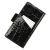 MiaMore PHONE CASE L1781 (IPHONE 12 PRO) fekete női marhabőr irattartó 16 x 8.5 x 2 cm
