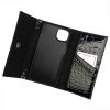 MiaMore L1782-2 fekete női bőr mobiltartó 15.5 x 9 x 4 cm IPHONE 13