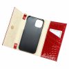 MiaMore L1782-2 piros női bőr mobiltartó 15.5 x 9 x 4 cm IPHONE 13