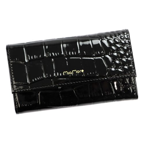 MiaMore L1782-2 fekete női bőr mobiltartó 15.5 x 9 x 3 cm IPHONE 13 PRO