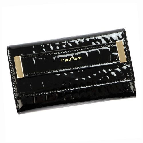 MiaMore L1784 fekete női bőr mobiltartó 15.5 x 9 x 3.5 cm IPHONE 11