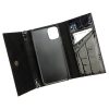 MiaMore L1784 fekete női bőr mobiltartó 15.5 x 9 x 3.5 cm IPHONE 11