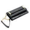MiaMore L1784 fekete női bőr mobiltartó 15.5 x 9 x 4 cm IPHONE 12 PRO