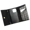 MiaMore L1784 fekete női bőr mobiltartó 15.5 x 9.5 x 4 cm IPHONE 13 PRO