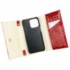 MiaMore L1784 piros női bőr mobiltartó 15.5 x 9.5 x 4 cm IPHONE 13 PRO