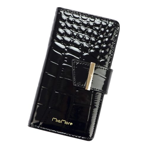 MiaMore L1789 fekete női bőr irattartó 9 x 15.5 x 3 cm IPHONE 13 PRO