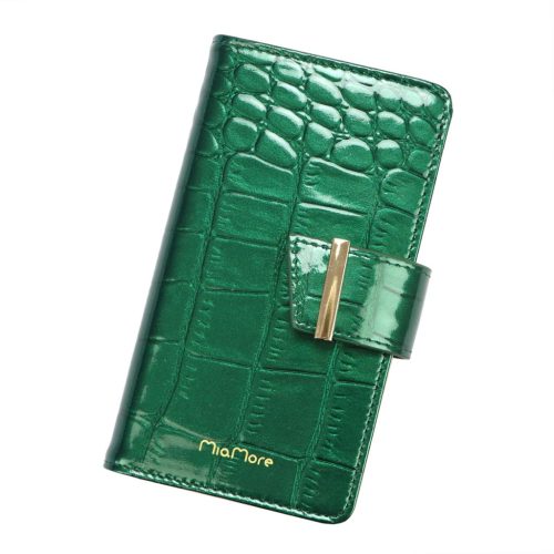 MiaMore L1789 zöld női bőr mobiltartó 9 x 15.5 x 3 cm IPHONE 13 PRO