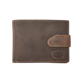 Giorgio Carelli férfi barna bőr pénztárca 12 x 9 cm