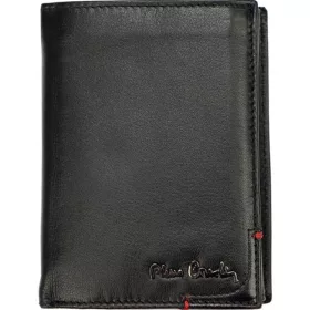   Pierre Cardin Tilak75 330 fekete férfi bőrpénztárca, RFID 9,5 × 13 cm