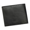 Pierre Cardin TILAK75 8824 fekete-piros férfi bőr pénztárca 11 x 9 cm