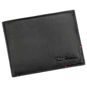  Pierre Cardin TILAK75 8804 fekete férfi bőr pénztárca, RFID védelemmel, 12 × 9 cm