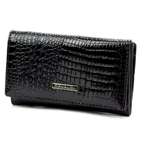   Cavaldi H29-1-RS9 fekete bőr női bőr pénztárca 14,5 x 9 x 4 cm