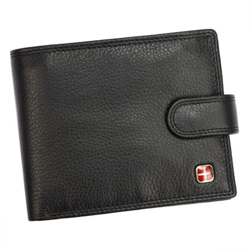 Albatross SN MW04 Z RFID fekete férfi marhabőr pénztárca 13.5 x 10.5 x 3 cm