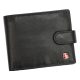 Albatross SN MW04 Z RFID fekete férfi marhabőr pénztárca 13.5 x 10.5 x 3 cm