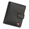 Albatross SN MW02 Z RFID fekete férfi marhabőr pénztárca 10.5 x 12.5 x 3 cm