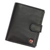 Albatross SN MW02 Z RFID fekete férfi marhabőr pénztárca 10.5 x 12.5 x 3 cm