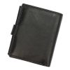 Albatross SN MW02 Z RFID fekete férfi marhabőr pénztárca 10.5 x 12.5 x 3 cm