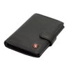 Albatross SN MW02 Z RFID fekete férfi marhabőr pénztárca 10.5 x 12.5 x 3 cm