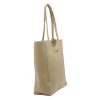 MiaMore 01-014 Z drapp női bőr válltáska, shopper 40 x 38 x 13 cm