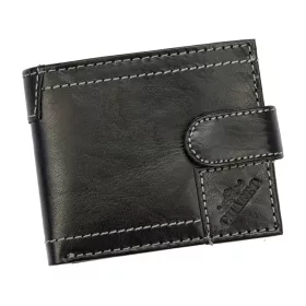   Charro IASI 145 fekete férfi bőr pénztárca 11 x 9 x 2.5 cm