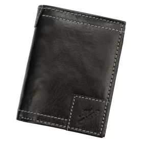   Charro IASI 1379 fekete férfi bőr pénztárca 9.5 x 12.8 x 3 cm