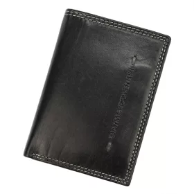   Gian Marco Venturi GMV985-U9 fekete férfi bőr pénztárca 9 x 12.8 x 3 cm