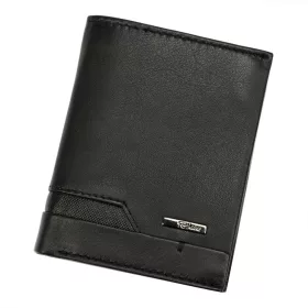   Renato Balestra PDK166-65 fekete férfi bőr pénztárca 9 x 11 x 2.5 cm