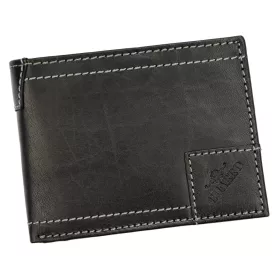   Charro IASI 1123 fekete férfi bőr pénztárca 12.5 x 9.5 x 2.8 cm