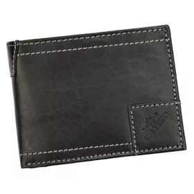   Charro IASI 1123 fekete férfi bőr pénztárca 12.5 x 9.5 x 2.8 cm