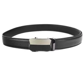   Pierre Cardin 550 HY08 fekete férfi automata marhabőr öv 130 x 3.5 cm