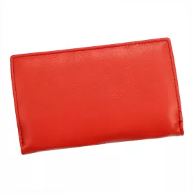   Cavaldi PX29-DNM piros női bőr-rostbőr pénztárca 14 x 9 cm