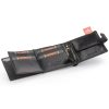 Peterson PTN 304Z 2-1-1 fekete férfi marhabőr pénztárca 12 x 9 x 2.5 cm