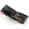 Peterson PTN 304 2-1-1 fekete férfi bőr pénztárca 13 x 9.5 x 2.5 cm 