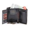 Peterson PTN 340 2-1-1 fekete férfi bőr pénztárca 10 x 13.5 x 2 cm