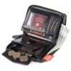 Peterson PTN 340 2-1-1 fekete férfi bőr pénztárca 10 x 13.5 x 2 cm