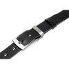 Peterson PTN 2600691 BLACK férfi marhabőr öv