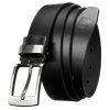 Peterson PTN 2600691 BLACK férfi marhabőr öv