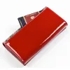 Peterson PTN ST-411 SNAKE piros női bőr pénztárca 17.5 x 9.5 x 3 cm