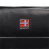 Nordee S134 B fekete férfi bőr aktatáska, laptop 15,6" 40 x 28.5 x 9 cm