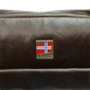 Nordee S134 B barna férfi bőr aktatáska, laptop 15,6" 40 x 28.5 x 9 cm