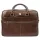 Nordee S133 barna férfi bőr aktatáska, laptoptartós 15,6" 38 x 27.5 x 9 cm