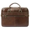 Nordee S133 barna férfi bőr aktatáska, laptop 15,6" 38 x 27.5 x 9 cm