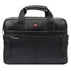 Nordee S137 fekete férfi bőr aktatáska 38 x 27 x 10 cm