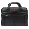 Nordee S137 fekete férfi bőr aktatáska 38 x 27 x 10 cm